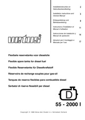 Vetus TANKO215 Instructions D'installation Et Manuel D'utilisation