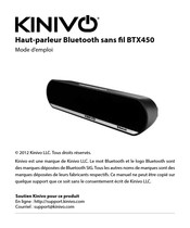 Kinivo BTX450 Mode D'emploi