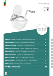Pressalit TMA Manuel D'utilisation Et D'entretien