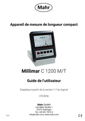 Mahr Millimar C 1200 Guide De L'utilisateur