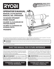 Ryobi YN250SFD Manuel D'utilisation