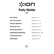 ION Party Starter Guide D'utilisation