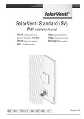 SolarVenti SV3-Vent Manuel D'installation