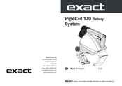 eXact PipeCut 170 Battery System Mode D'emploi