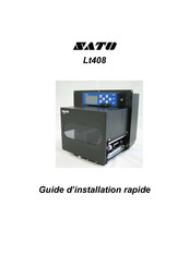 SATO Lt408 Guide D'installation Rapide