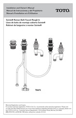 Toto Soirée TB6FS Manuel D'installation Et D'utilisation