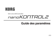 Korg nanoKONTROL2-WH Mode D'emploi