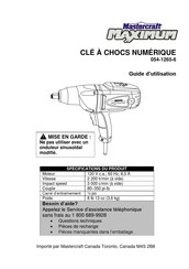 MasterCraft Maximum 054-1265-6 Guide D'utilisation