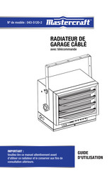 MasterCraft 043-5120-2 Guide D'utilisation