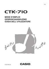 Casio CTK-710 Mode D'emploi