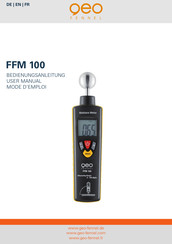 geo-FENNEL FFM 100 Mode D'emploi