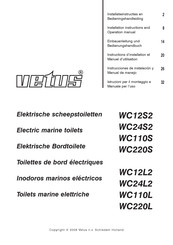 Vetus WC220L Instructions D'installation Et Manuel D'utilisation