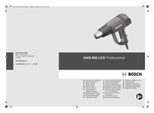 Bosch GHG 660 LCD Professional Notice Originale