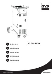 GYS M3 GYS AUTO 208 Mode D'emploi