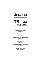 Alto Professional Truesonic TS115W Guide D'utilisation Rapide