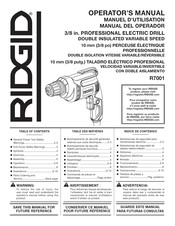 RIDGID R7001 Manuel D'utilisation