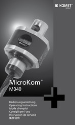 Komet MicroKom M040 Mode D'emploi