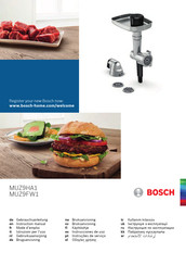 Bosch MUZ9HA1 Mode D'emploi