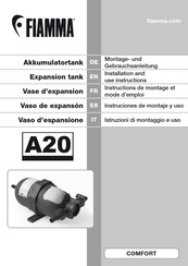 Fiamma A20 Instructions De Montage Et Mode D'emploi