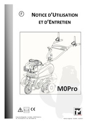 EuroGarden MOPro Notice D'utilisation Et D'entretien