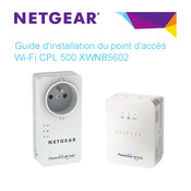 NETGEAR CPL 500 XWNB5602 Guide D'installation