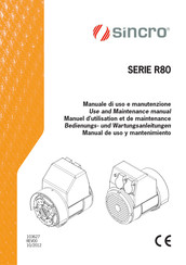Sincro R80 Série Manuel D'utilisation Et De Maintenance