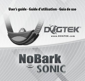 Dogtek NoBark SONIC Guide D'utilisation