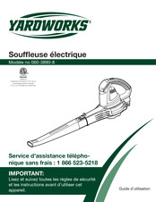 Yardworks 060-3890-8 Guide D'utilisation