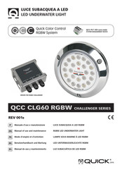 Quick QCC CLG60 RGBW CHALLENGER Série Mode D'emploi Et D'entretien