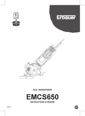 Erbauer EMCS650 Instructions D'origine