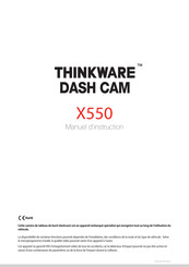 Thinkware X550 Manuel D'instruction