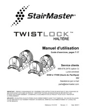 Stairmaster TWISTLOCK Manuel D'utilisation