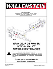 Wallenstein MX130T Manuel De L'utilisateur