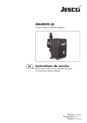 Jesco MAGDOS LB Instructions De Service