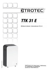 Trotec TTK 31 E Manuel D'utilisation