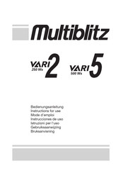 Multiblitz Vari 2 Mode D'emploi