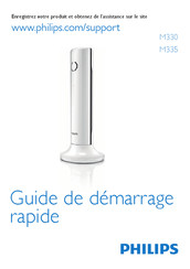 Philips M330 Guide De Démarrage Rapide