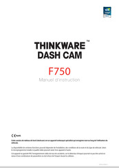 Thinkware F750 Manuel D'instruction