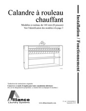 Alliance Laundry Systems UD08F055 Traduction Des Instructions Originales