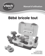 VTech Bébé bricole tout Manuel D'utilisation