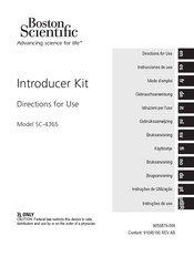 Boston Scientific SC-4365 Mode D'emploi