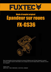 FUXTEC FX-GS36 Mode D'emploi Original