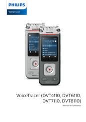 Philips VoiceTracer DVT4110 Manuel De L'utilisateur