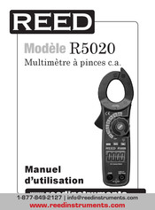 REED R5020 Manuel D'utilisation