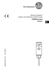 IFM Electronic efector 600 TN7511 Notice D'utilisation