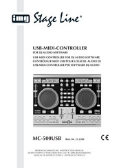 IMG STAGELINE MC-500USB Mode D'emploi