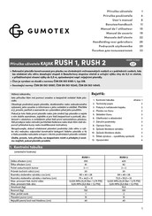 Gumotex RUSH 1 Manuel De L'utilisateur