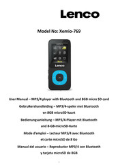 LENCO Xemio-769 Mode D'emploi