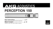 AKG Acoustics PERCEPTION 150 Mode D'emploi