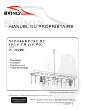 Brinly DT-402BH Manuel Du Propriétaire